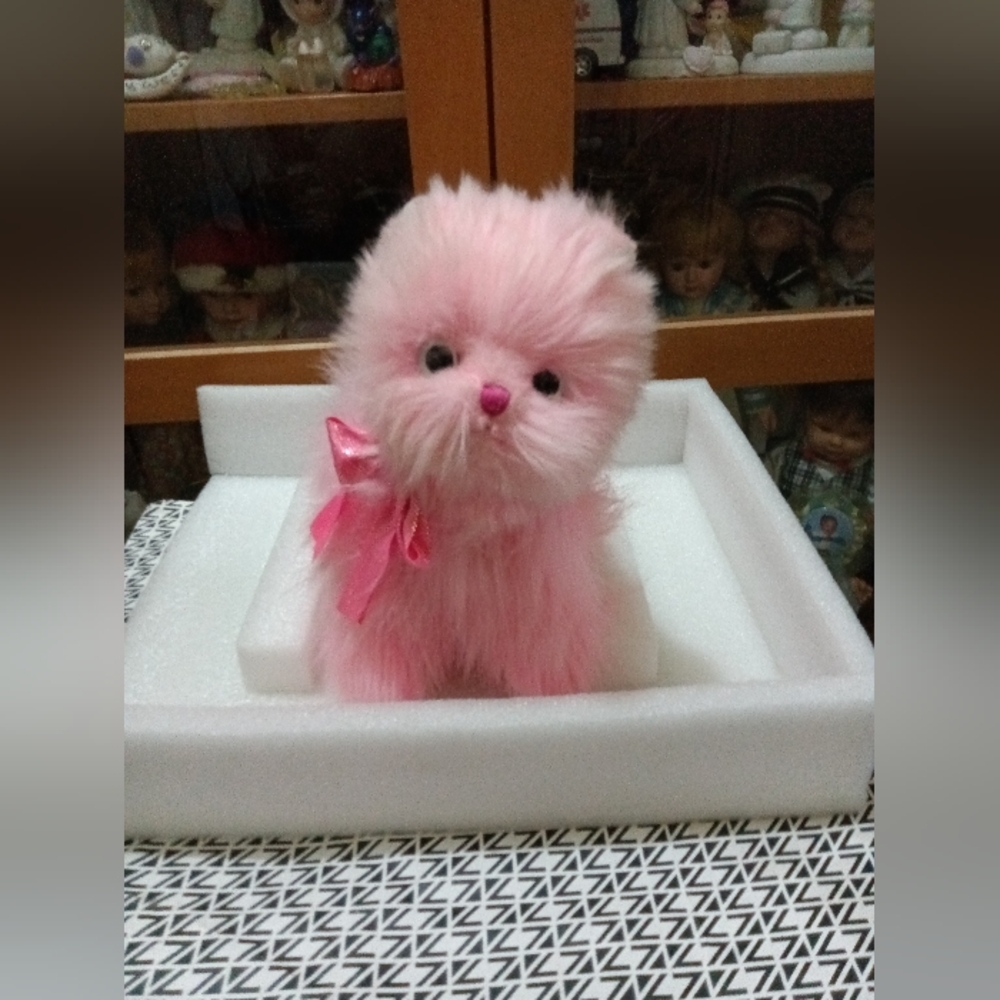 Ty Orchid The Persian Plush Cat with Bow